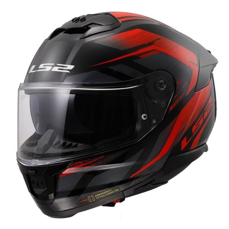 Casco Integral LS2 FF808 Stream II 22-06 Fury Negr