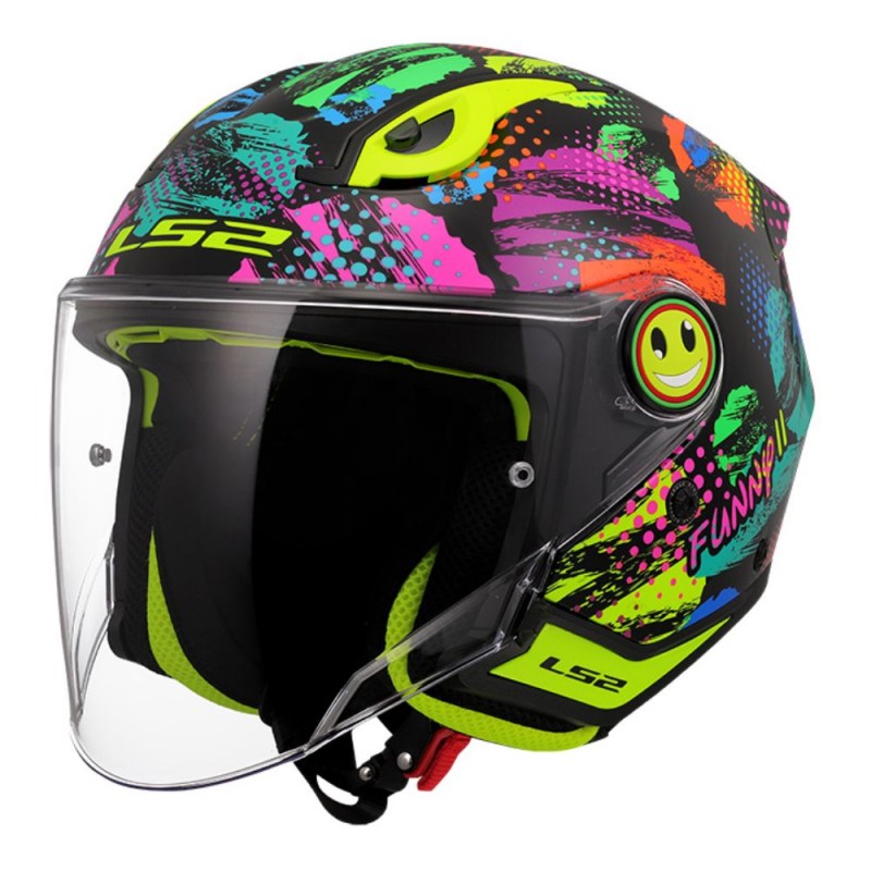 Casco LS2 OF622 Infantil Funny II Joy Negro
